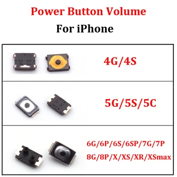 10pcs За iPhone 4 4S 5 5S SE 5C 6 6S 7 8 Plus X XR XS 11 12 13 Pro Max Mini Power Button Volume On Off Switch Spring Piece