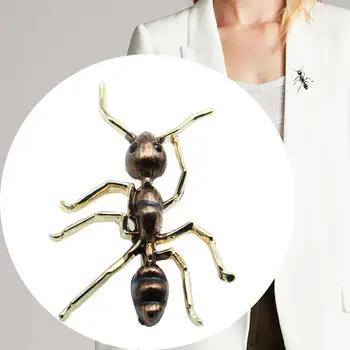 Мода Унисекс мравка сплав брошка ПИН значка костюм ревера яке дрехи потребителски модели банкет рокля палто аксесоари сладък бижута