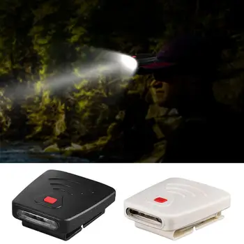 Hat клип светлина капачка светлини фенерче USB акумулаторна шапка светлини преносима шапка периферия лампа за нощен риболов дейности на открито