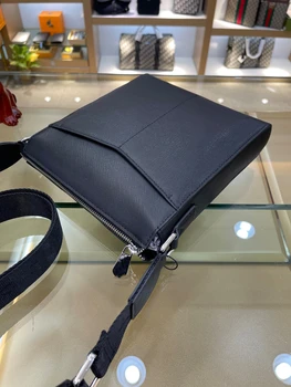 Нова мъжка чанта за рамо Обикновена чанта с голям капацитет Мъжка чанта Crossbody чанта