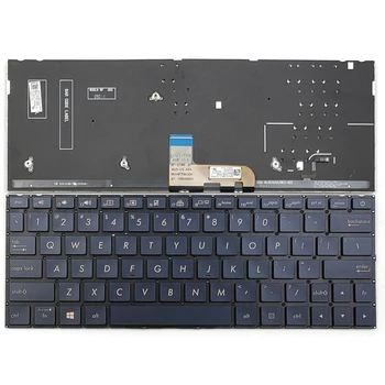Ново за Asus ZenBook UX333 UX333F UX333FA UX333FA-AB77 UX333FA-DH51 UX333FAC-XS77 UX333FN лаптоп клавиатурата САЩ подсветка