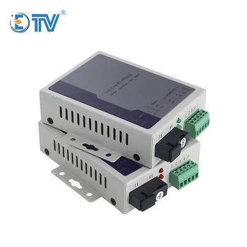 ETV Индустриален SC медиен конвертор Сериен RS 422 485 към оптичен конвертор