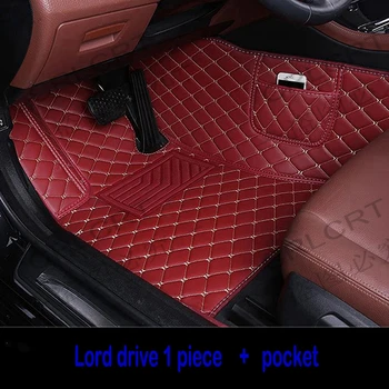 CRLCRT стелки за кола за Maserati Ghibli 2014 2015 2016 2017 2018 2019 Персонализирана авто крак подложки автомобилен килим покритие