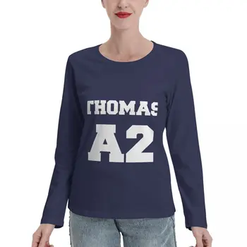 Thomas A2 тениски с дълъг ръкав ризи графични тениски смешни тениски смешни тениски за жени