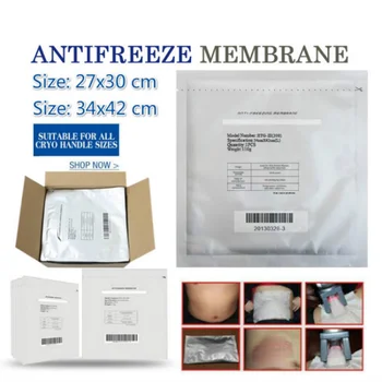 27*30Cm Антифризни мембрани Анти-охлаждане замразява мазнини подложка чанта за студена терапия 100 листа защита на кожата без измръзване