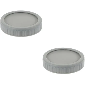 2 комплекта Mason Jar силиконов капак Силиконови капаци за широка уста буркан Кухня Mason бутилка капак
