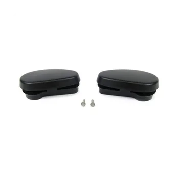 1Pair Черни тръбни странични стъпала Барове Комплект за подмяна на крайни капачки 68044463AB за Dodge Ram 1500 2500 3500 2009-2023
