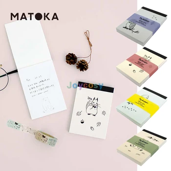 Japan MATOKA sylvan A7 Memo Pad, Бележници Подложки за писане – Чудесно за бързи бележки, списъци и напомняния, 100 листа на подложка