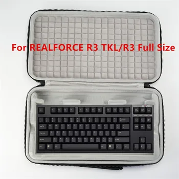 За REALFORCE R3 TKL / R3 пълен размер двоен режим кабелна безжична клавиатура за съхранение Hard Shell чанта случай прах случай пътуване защитна кутия