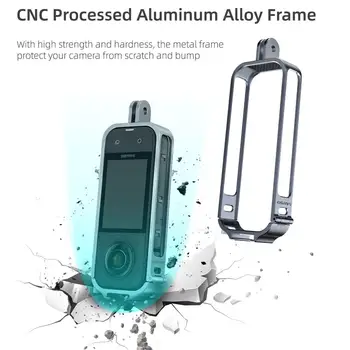  камера клетка монтирам алуминиева сплав разсейване топлина разсейване разширена рамка защитен случай съвместим за X3 метал разширена защитна рамка
