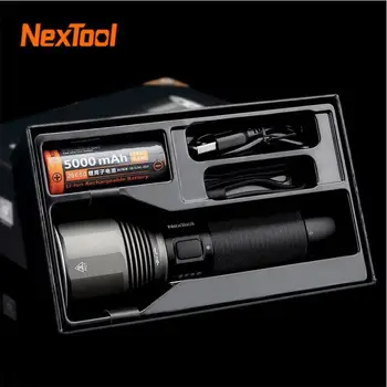 NexTool акумулаторно фенерче 2000lm 380m 5Modes IPX7 водоустойчив 5000mAh LED светлина тип-C Seaching Torch за къмпинг Mi