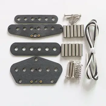 Donlis tl китара пикап плоски комплекти Neck&bridge/Pack с Alnico 5 пръчки китара пикапи предварително окабелени електрическа китара пикап части