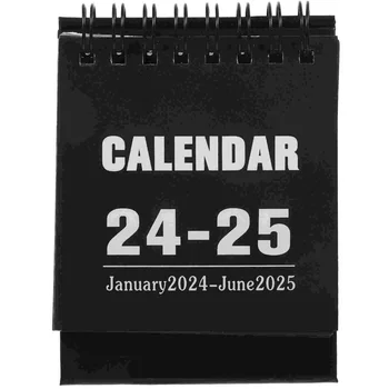 2024 Мини бюро календар настолни календари свободностоящи ежедневна употреба месечна подложка декоративна хартия