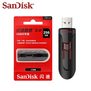 SanDisk 256GB USB 3.0 Pen Drives 128GB USB флаш устройство 64GB Memory Stick 16GB 32GB U Диск с висока скорост Z600 100% оригинален