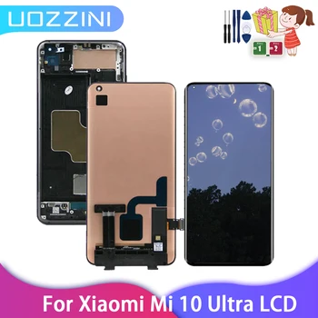оригинален за Xiaomi Mi 10 Ultra LCD сензорен екран дигитайзер събрание за Xiaomi 10 Ultra M2007J1SC дисплей ремонт части тествани