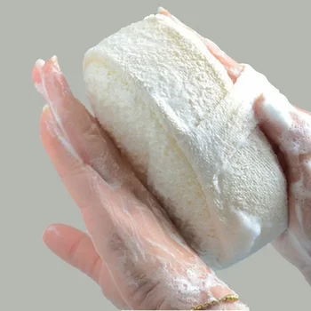 Natural Loofah гъба за баня топка душ търкане вана душ измиване тяло пот гъба скрубер трайни здрави масаж четка