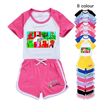 Game Hot Garden of Banban Детски дрехи Летни бебешки момчета момичета Ежедневна тениска + къси панталони Спортни екипировки Детски пижами Set
