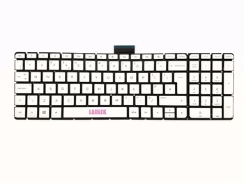 Нова сребърна клавиатура с подсветка във Великобритания за HP Envy 15-w000na 15-w001na 15-w003na
