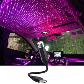 Мини LED кола покрив звезда нощна светлина проектор за Ford Fusion Mondeo Mustang F-150 Explorer Edge