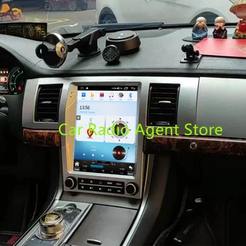 Android 12 За Jaguar XF XFL 2008-2015 Carplay кола GPS навигация Auto Headunit Мултимедиен плейър Tesla Radio Stereo