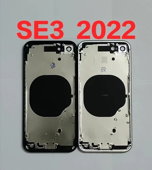 Оригинален нов високо качество за Iphone SE3 SE2022 корпус капак батерия врата задно шаси Middl рамка със задно стъкло