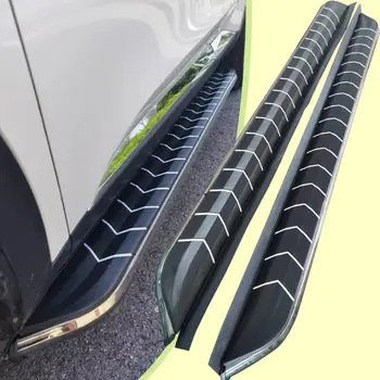 Running Boards Подходящ за Chevrolet Tahoe 2021-2024 Странични стъпала 2PCS Бар педали Стъпкови ленти