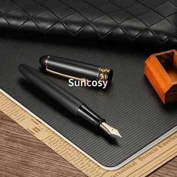 Платинена писалка за писалка # 3776 Higo инкрустиран гинко болд, инкрустиран сакура с дребен шрифт, PTB-30000Z, писалка за бизнес подарък