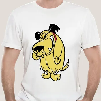 Гореща продажба Muttley карикатура смях смях куче хумор Hihi Heehee Haha мода тениска облекло извънгабаритни T риза Harajuku Tee