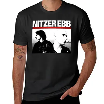 Нова тениска Nitzer Ebb 11 графични тениски реколта тениска Мъжка тениска