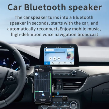 3 в 1 адаптер за компютърна телевизия Bluetooth-съвместим стартер красиво оформен аудио приемник по-стабилен за автомобилни аудио аксесоари