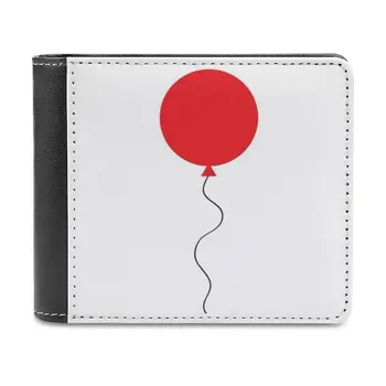 Червен балон меки мъжки портфейли Нова чанта притежатели на кредитни карти за мъжки портмонета Мъжки портфейл червен балон балон Коледа Коледа