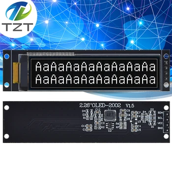 TZT 2.26 инчов 4PIN бял OLED екран модул IPS 1602 характер OLED екран KS0066 диск IC IIC интерфейс 3.3V за Arduino