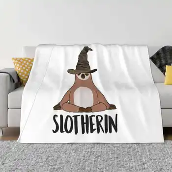 Slotherin Всички размери Одеяло с мека корица Начало Декор Спално бельо Slotherin Мързелив Сладко животно