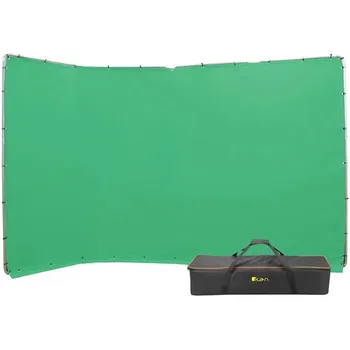 E-Image Portable Panoramic Chroma Key Backdrop (зелен 13.1')