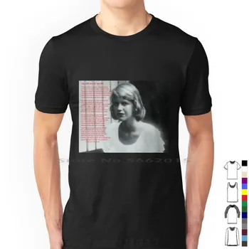 Силвия Плат-Луната и тениската с тисово дърво 100% памук Силвия Плат 1932 1963 И поетът запомнен в поредица от образи