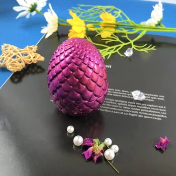 DIY епоксидни дракони яйца мухъл мъниста купа кутия за съхранение Форми Силиконови смола случаи мухъл за DIY занаятчийски бижута съхранение дропшипинг