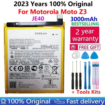 100% оригинален нов 3000mAh / 11.4Wh JE40 телефон подмяна батерия за Motorola Moto Z3 JE40 Batterie Bateria Batterij батерии