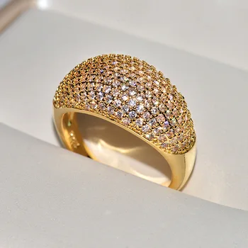 Hiphop/Rock 14K златен пръстен бижута произход естествен карат диамант скъпоценен камък Bizuteria невидима настройка сребро 925 бижута пръстени кутия