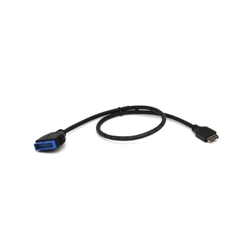 30CM USB 3.1 Type-E мъжки към IDC20P мъжки адаптерен кабел 20Pin удължителен кабел за компютърна дънна платка