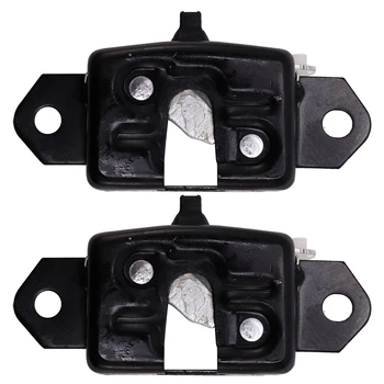 2 бр. Черна ключалка на багажника на автомобила Заключване на задната врата Заключване на задната врата за Nissan Navara D40 2004-2012 90503-JT30A 90503-EB700