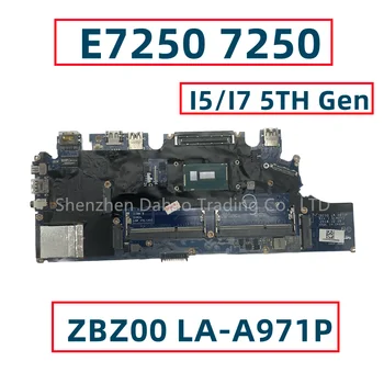 CN-0G9CNK 0G9CNK CN-0TPHC4 TPHC4 За Dell Latitude E7250 7250 Дънна платка за лаптоп ZBZ00 LA-A971P с ядро I5 I7 5-то поколение CPU DDR3