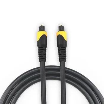1 1.5 2 3 5m Оптичен аудио кабел Цифров оптичен кабел Toslink SPDIF Коаксиален кабел позлатен За усилватели Player XBOX
