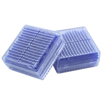 6Pcs синьо показва силикагел десикант влага за абсорбиране кутия за многократна употреба