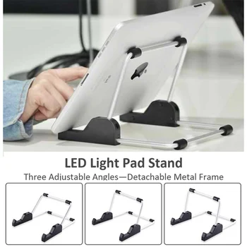 Стойка за светлинна подложка, уникален дизайн за A4 LED Light Pad Board Tablet of Diamond Painting