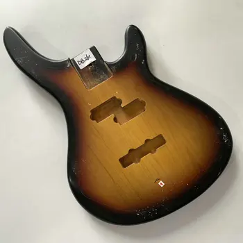 DB261 Реколта цвят PJB бас в масивен бас недовършен електрически бас тяло дясна ръка DIY китара части