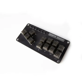 Мини ХитБокс SOCD Контролер за бойна пръчка WASD Mixbox DIY комплект Механични ключове Поддръжка на PC XinputPS3 DInput превключвател Turbo