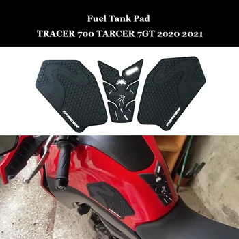 Мотоциклет неплъзгащи се странични стикери за резервоар за гориво Водоустойчива подложка гумен стикер за TRACER700 Tracer 700 Tracer 7 GT MT-07 2020 2021