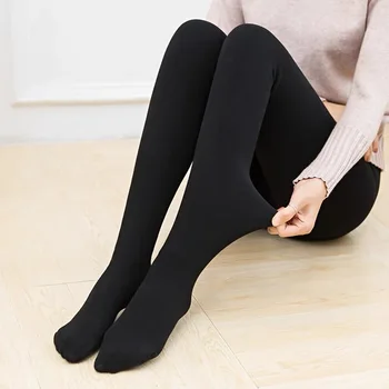 Fashion Solid Leggings Дамски тънък чорапогащник с висока талия Анти-закачане Качество Чорапогащник Копринени чорапи Кожен ефект чорапогащи чорап