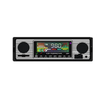 Нов ретро автомобил безжичен Bluetooth 12V MP3 плейър AUX аудио входна карта Поставете USB флаш устройство мултимедийно радио