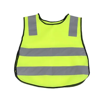 Светлоотразителна жилетка за безопасност Bright Color Детска жилетка за безопасност за деца на открито (зелена)